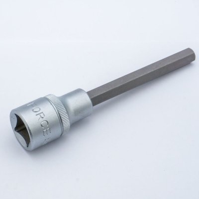 ลูกบ๊อกซ์เดือย 6 เหลี่ยม (6PT) 1/2" L110มม เบอร์ 8 FORCE รุ่น 34411008