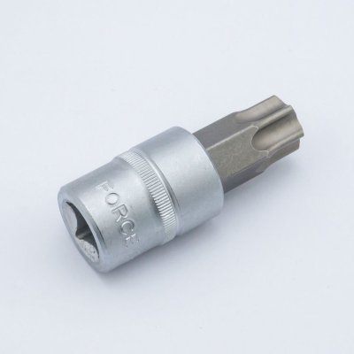 ลูกบ็อกซ์เดือยจีบรู (แกนกลวง) FORCE รุ่น L 1/2" L55มม (T20H-T80H)