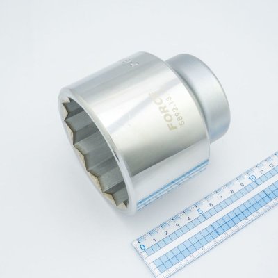 ลูกบ๊อกซ์ 12 เหลี่ยม แกน 1" ขนาด 2-13/16" FORCE รุ่น F131-5892.13.16