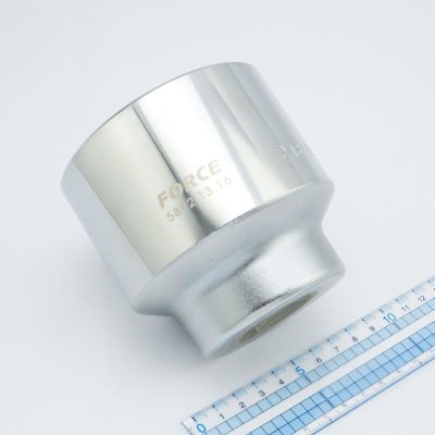 ลูกบ๊อกซ์ 12 เหลี่ยม แกน 1" ขนาด 2-13/16" FORCE รุ่น F131-5892.13.16
