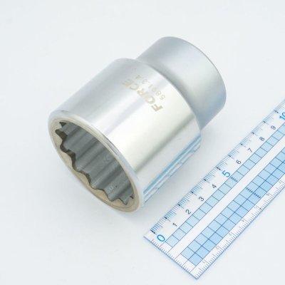 ลูกบ๊อกซ์ 12 เหลี่ยม แกน 1" ขนาด 1-3/4" FORCE รุ่น F131-5891.3.4