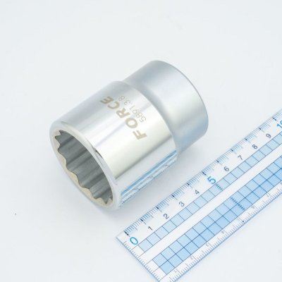 ลูกบ๊อกซ์ 12 เหลี่ยม แกน 1" ขนาด 1-3/8" FORCE รุ่น F131-5891.3.8