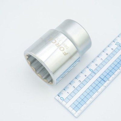 ลูกบ๊อกซ์ 12 เหลี่ยม แกน 1" ขนาด 1-7/16" FORCE รุ่น F131-5891.7.16
