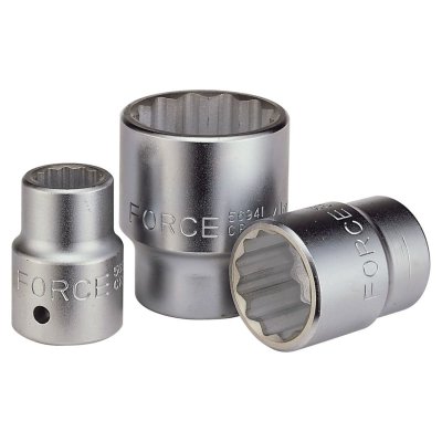 ลูกบ๊อกซ์ 12 เหลี่ยม แกน 1" ขนาด 2-3/4" FORCE รุ่น F131-5892.3.4