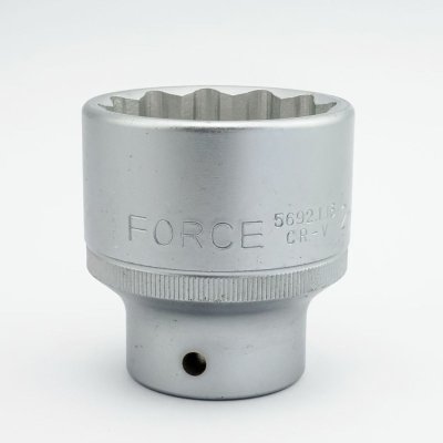 ลูกบ๊อกซ์ 12 เหลี่ยม 3/4" ขนาด 2-1/16" FORCE รุ่น F131-5692.1.16