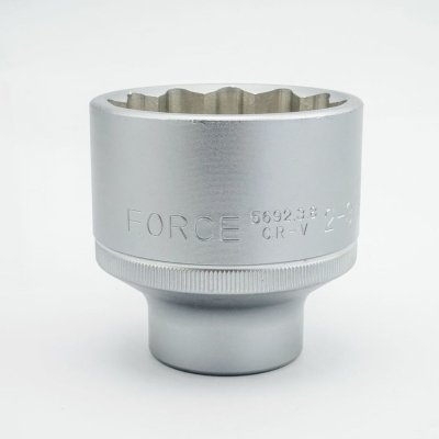 ลูกบ๊อกซ์ 12 เหลี่ยม 3/4" ขนาด 2-3/8" FORCE รุ่น F131-5692.3.8