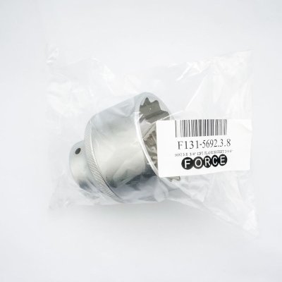 ลูกบ๊อกซ์ 12 เหลี่ยม 3/4" ขนาด 2-3/8" FORCE รุ่น F131-5692.3.8