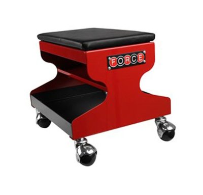 เก้าอี้ล้อเลื่อนซ่อมรถพร้อมชั้นวาง FORCE 40x30x30 ซม. รุ่น 9U0312