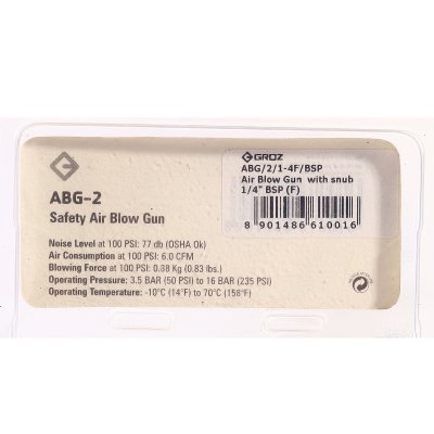 ปืนลมด้ามไนลอน GROZ 114MM/16บาร์ รุ่น ABG/2/1-4F/BSP