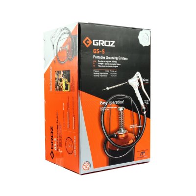 ถังอัดจารบีแบบใช้เท้า GROZ 5 กก. รุ่น GS-5