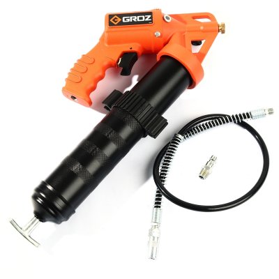 กระบอกอัดจารบีใช้ลม GROZ 500CC ท่ออ่อน รุ่น APGG/1F-30/B