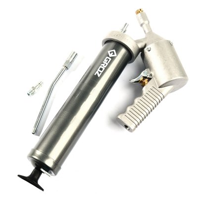 กระบอกอัดจารบีใช้ลม GROZ 500CC ท่อแข็ง รุ่น AGG/1R/B