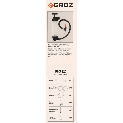 ชุดทรานเฟอร์ปั๊มมือแบบพกพา GROZ รุ่น BLG/5Q
