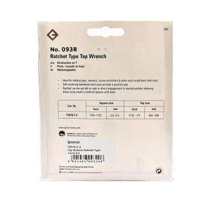 ด้ามจับดอกต๊าปก๊อกแก๊ก GROZ M4-M6 รุ่น TW/R/1-4