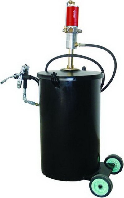 ถังอัดจารบีใช้ลม GROZ 30L แรงดัน 50:1 รุ่น BGRP/30