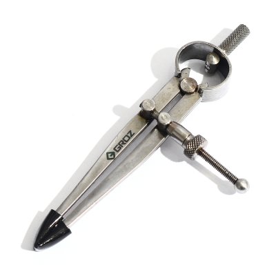 วงเวียนขีดเหล็กมีสปริง GROZ รุ่น G061-DD/3 ขนาด 3-12 นิ้ว