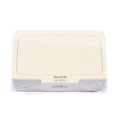 ฝาครอบกันน้ำ HACO IP44 สีขาวทึบ รุ่น A8-W221
