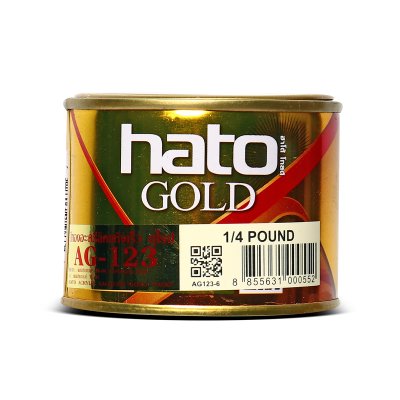 สีทองน้ำมัน ทองยุโรป HATO รุ่น AG-123 (0.1L, 0.946L)