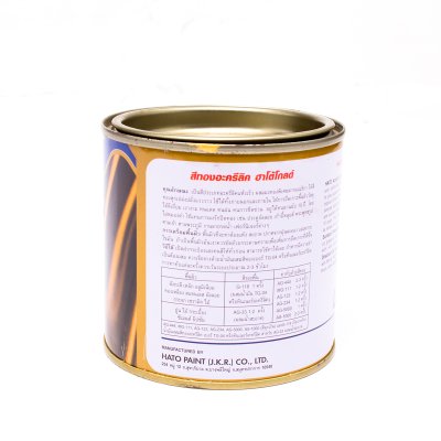 สีทองอะครีลิคแลคเกอร์ HATO รุ่น AG444 (ปอนด์/0.3L)