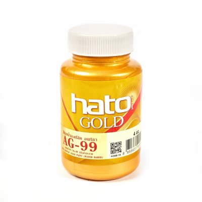 สีน้ำอะครีลิคทอง HATO รุ่น AG-99 (4 ออนซ์)