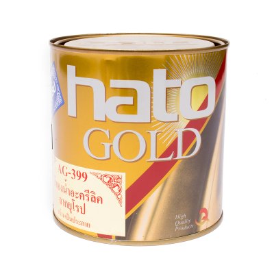 สีน้ำอะครีลิคทองยุโรป HATO รุ่น AG-399 (1/4กล/0.946L)
