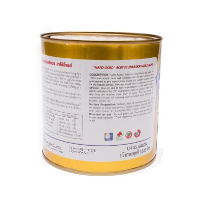 สีน้ำอะครีลิคทองยุโรป HATO รุ่น AG-399 (1/4กล/0.946L)