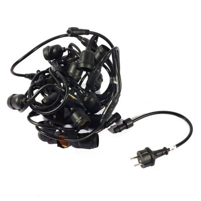 สายไฟราวขั้วหลอด E27 HI-TEK รุ่น H271-0510 (5 ม./15 ขั้ว หรือ 10 ม./30 ขั้ว)