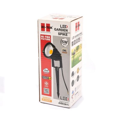 โคมไฟ LED ส่องต้นไม้ HI-TEK 5W แสงนวล รุ่น H271-0550