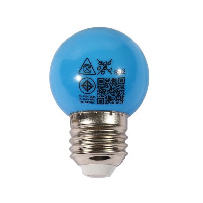 หลอดปิงปอง LED อีโค่ E27 2.5W (สีน้ำเงิน/เขียว/เหลือง/แดง) HI-TEK รุ่น H271-0532
