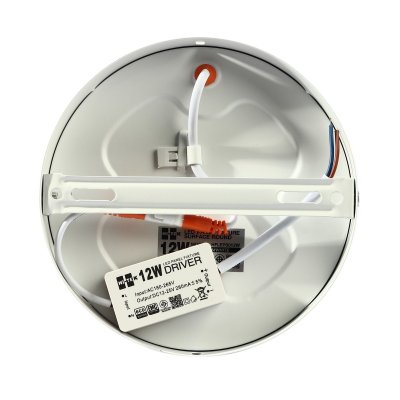 โคมไฟ LED PANEL กลม ติดลอย สีขาว แสงนวล HI-TEK รุ่น H271-0055 (12W/18W/24W)