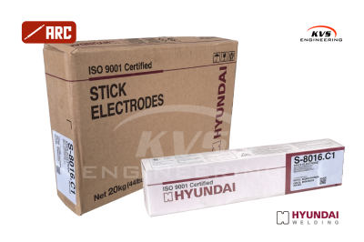 ลวดเชื่อมไฟฟ้าเหล็กทนอุณหภูมิต่ำ HYUNDAI S-8016.C1