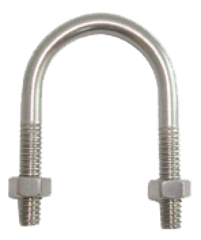 น๊อตตัวยู + 2หัวน๊อต สแตนเลส