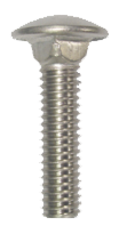 สกรูหัวกลมคอสี่เหลี่ยม สแตนเลส