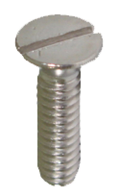 สกรูหัวเตเปอร์ผ่าสแตนเลส