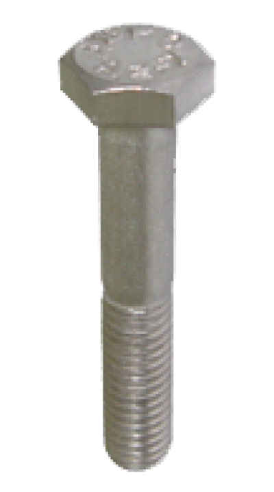 สกรูหัวเหลี่ยมเกลียวครึ่ง สแตนเลส 304 มิล