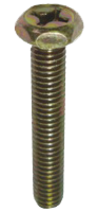 สกรูหัวเหลี่ยมแฉก สีรุ้งทอง (H+)