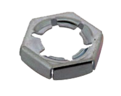 หัวน๊อตล๊อคแบบปั๊ม (ชุบซิงค์ขาว)