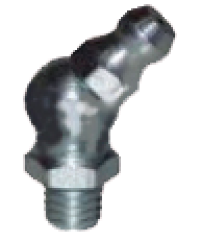 หัวอัดจารบี-งอเล็ก 1/4" X 28 UNF 45