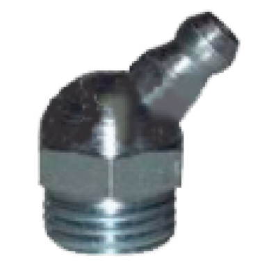 หัวอัดจารบี-งอแทรกเตอร์ 1/4" X 19 BSP 45