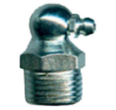 หัวอัดจารบี-งอแทรกเตอร์ 1/4" X 19 BSP 90