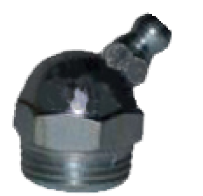 หัวอัดจารบี-งอใหญ่ 1/8" X 28 BSP 45