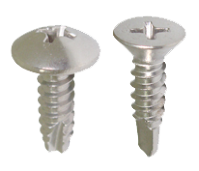 เกลียวปล่อยสแตนเลส JT+ ปลายตัด-ผ่าร่อง