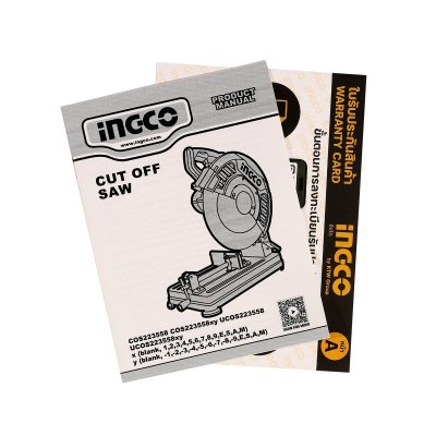 เครื่องตัดไฟเบอร์ 220V 14" 2,200W INGCO รุ่น COS223558