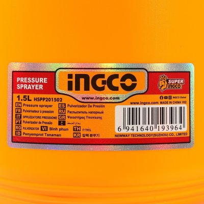 กระบอกฉีดน้ำแรงดัน INGCO รุ่น HSPP201502 (1.5L/2L)