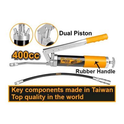กระบอกอัดจารบี ก้านสูบคู่ INGCO รุ่น GRG015002