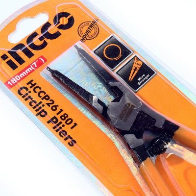 คีมถ่างแหวน ปากตรง INGCO 7 นิ้ว รุ่น HCCP261801