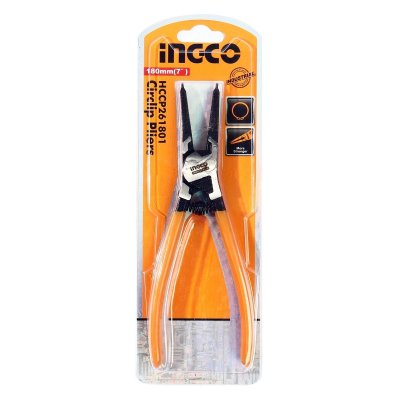 คีมถ่างแหวน ปากตรง INGCO 7 นิ้ว รุ่น HCCP261801