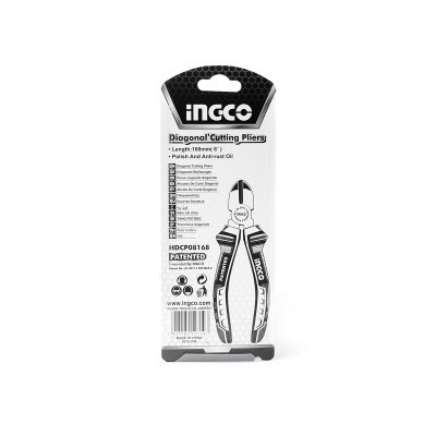 คีมปากตัด CARBON STEEL INGCO รุ่น HDCP08168 (6 นิ้ว)