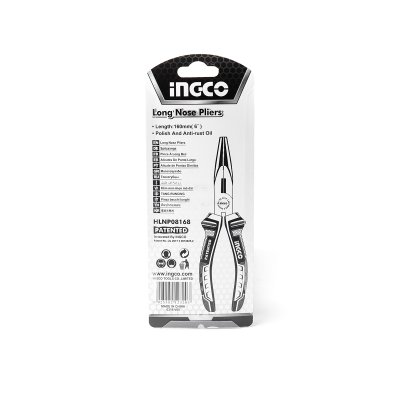 คีมปากแหลม INGCO 6 นิ้ว (160MM) รุ่น HLNP08168