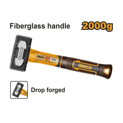 ค้อนทุบด้ามไฟเบอร์ INGCO 2000G รุ่น HSTH82000
